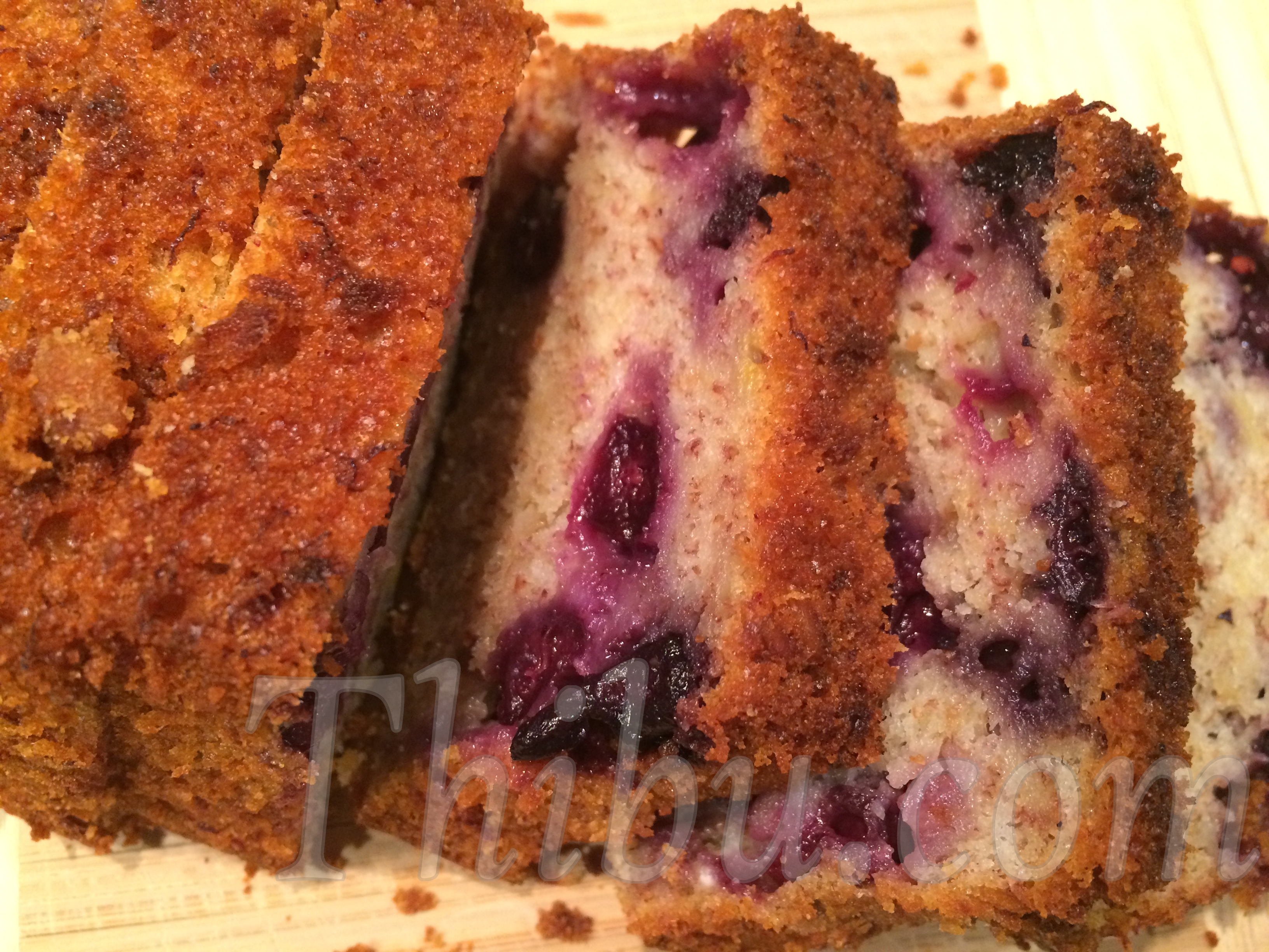 Multigrain Blueberry Banana Bread using pancake mix - Thibu Times